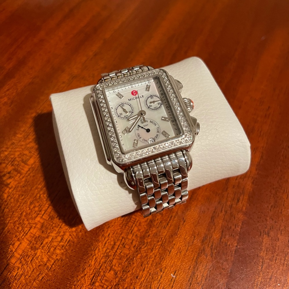 AUTHENTIC Michele Diamond Watch - Great condition